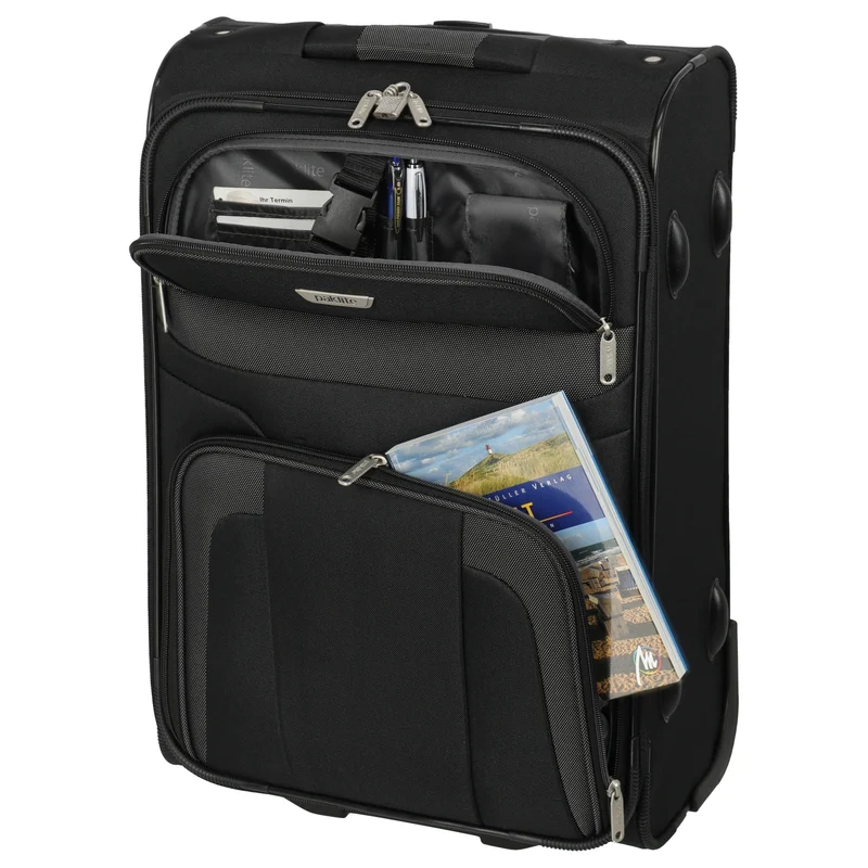 paklite Orlando - Trolley de cabina con 2 ruedas S 53 cm (schwarz)