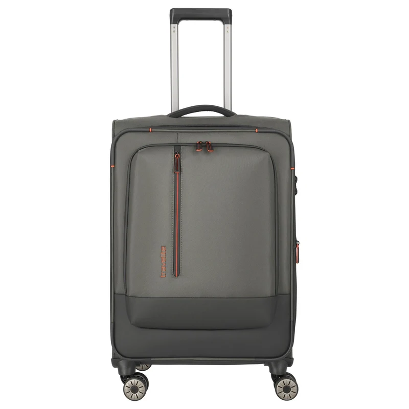 Travelite Crosslite - Trolley de 4 ruedas M 66 cm expandible (oliv)