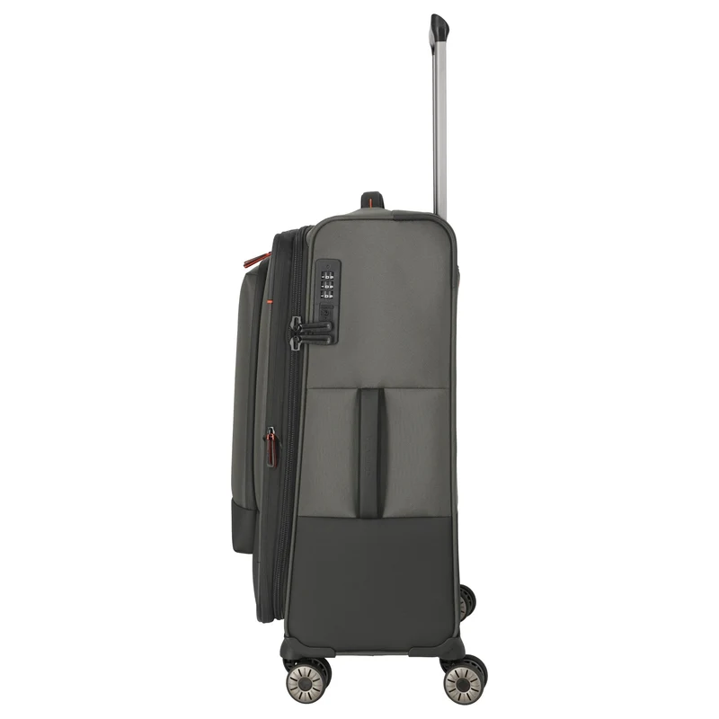 Travelite Crosslite - Trolley de 4 ruedas M 66 cm expandible (oliv)