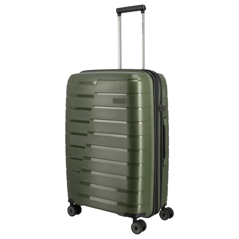 Travelite Air Base - Trolley de 4 ruedas 67 cm M expandible (olive)