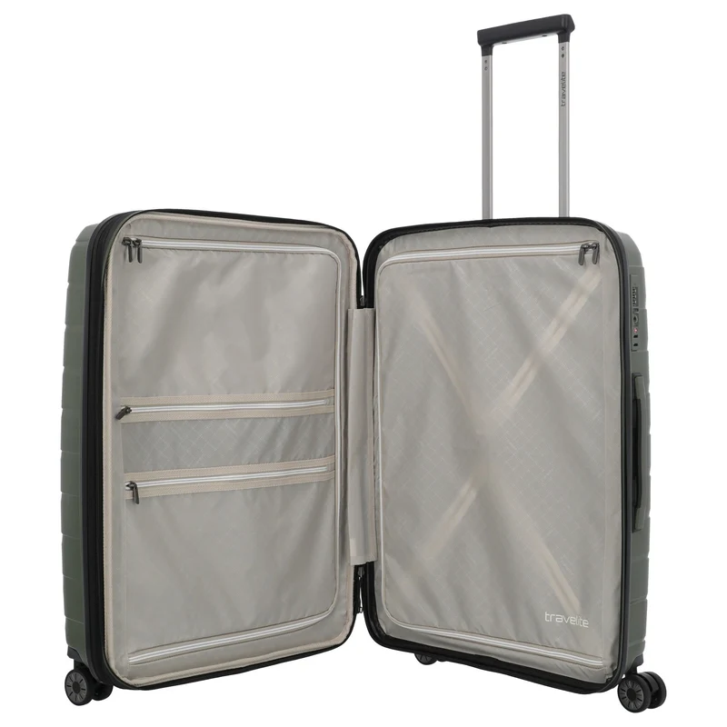 Travelite Air Base - Trolley de 4 ruedas 67 cm M expandible (olive)
