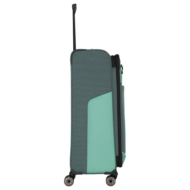 Travelite Viia - Trolley de 4 ruedas L 77 cm expandible (Eukalyptus)