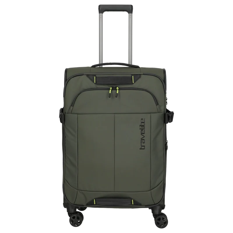 Travelite Briize - Trolley de 4 ruedas M 67 cm expandible (khaki)