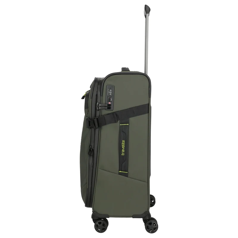 Travelite Briize - Trolley de 4 ruedas M 67 cm expandible (khaki)