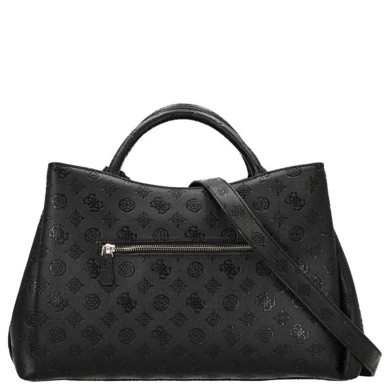 Guess Phoebe - Bolso de mano 33 cm (black logo)