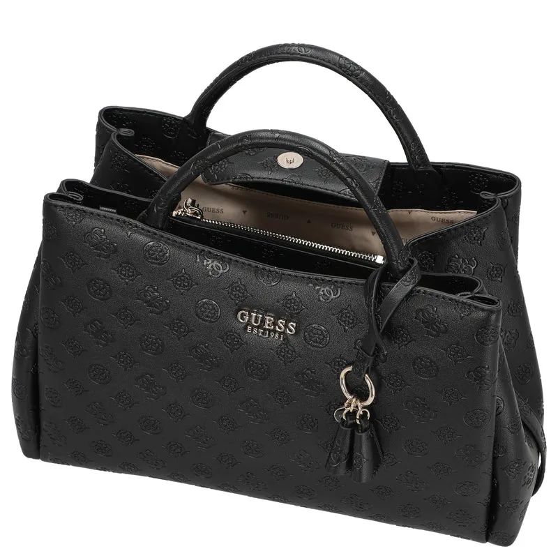 Guess Phoebe - Bolso de mano 33 cm (black logo)