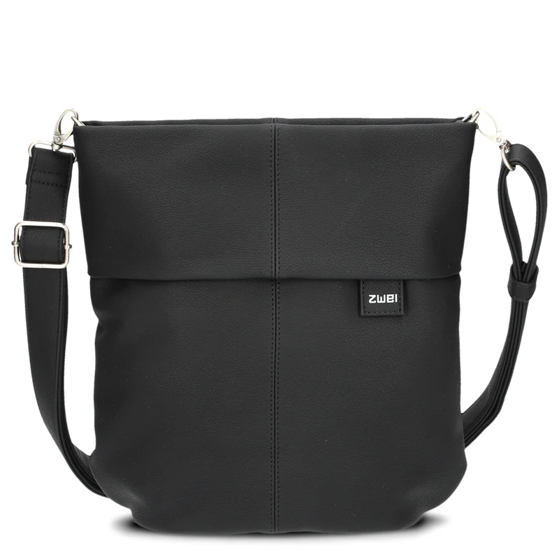 zwei Mademoiselle M90 - Bolso bandolera 28 cm (nubuk-black)