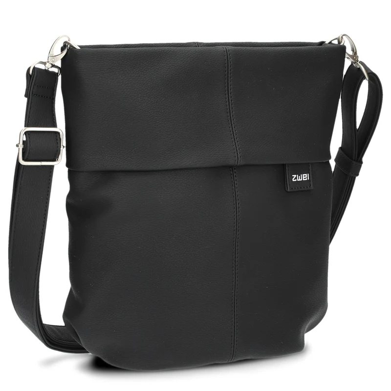zwei Mademoiselle M90 - Bolso bandolera 28 cm (nubuk-black)