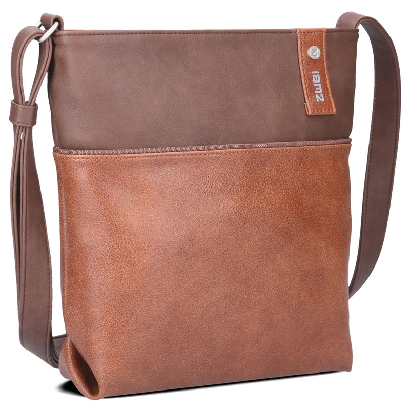 zwei Jana J10 - Bolso de hombro 29 cm (color: cognac)