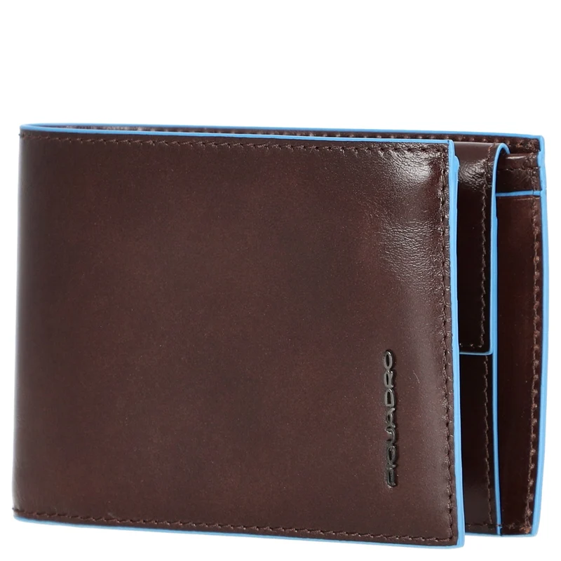 Piquadro Blue Square - Cartera de hombre 4cc 12.5 cm (mahogany)