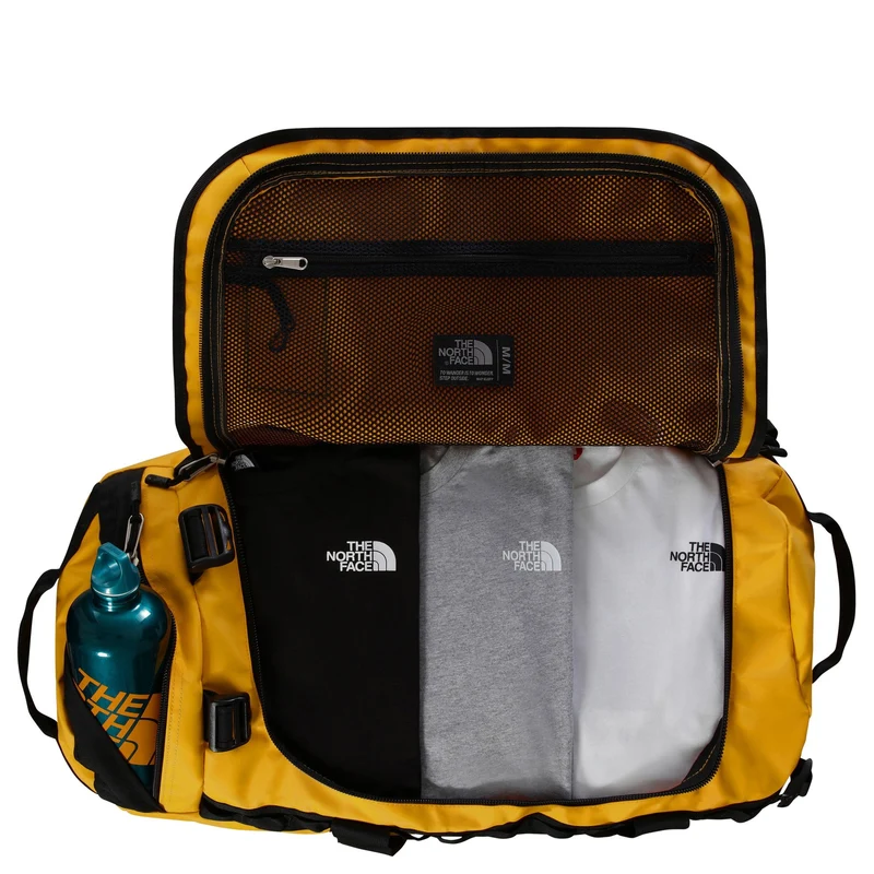 The North Face Base Camp Duffel M 71 - Bolsa de viaje/mochila 64 cm (summit gold-tnf black)