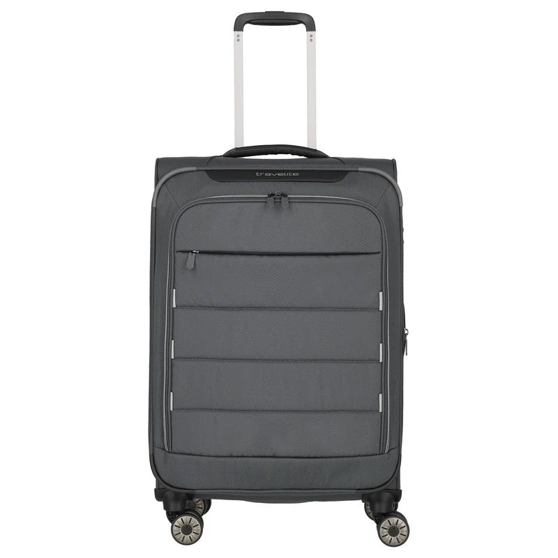 Travelite Skaii - Trolley de 4 ruedas M 67 cm expandible (gipfelgrau)