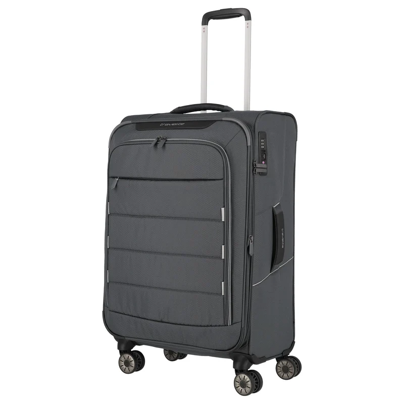 Travelite Skaii - Trolley de 4 ruedas M 67 cm expandible (gipfelgrau)