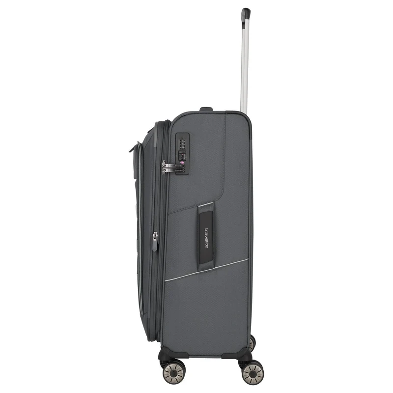 Travelite Skaii - Trolley de 4 ruedas M 67 cm expandible (gipfelgrau)