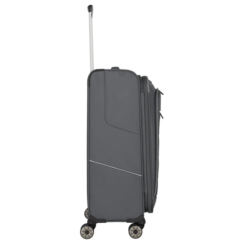 Travelite Skaii - Trolley de 4 ruedas M 67 cm expandible (gipfelgrau)