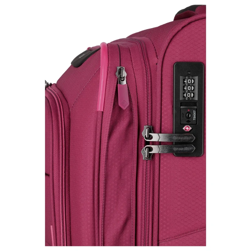Travelite Skaii - Trolley de 4 ruedas M 67 cm expandible (abendrot)