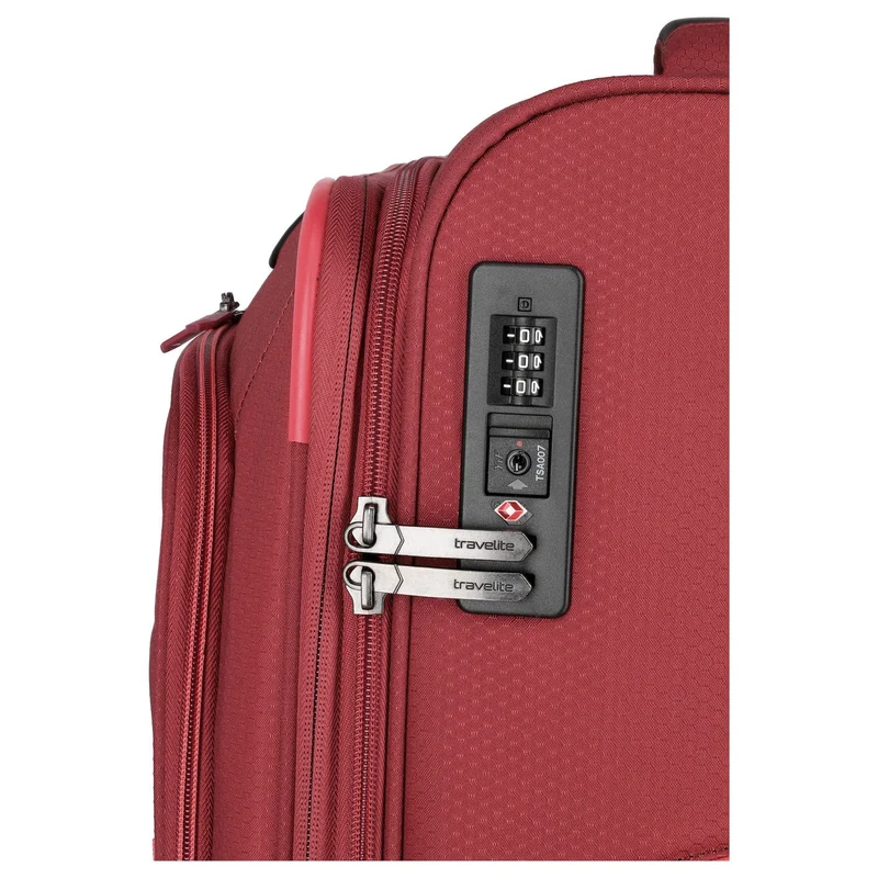 Travelite Skaii - Trolley de 4 ruedas M 67 cm expandible (abendrot)