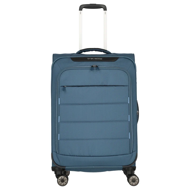 Travelite Skaii - Trolley de 4 ruedas M 67 cm expandible (panoramablau)