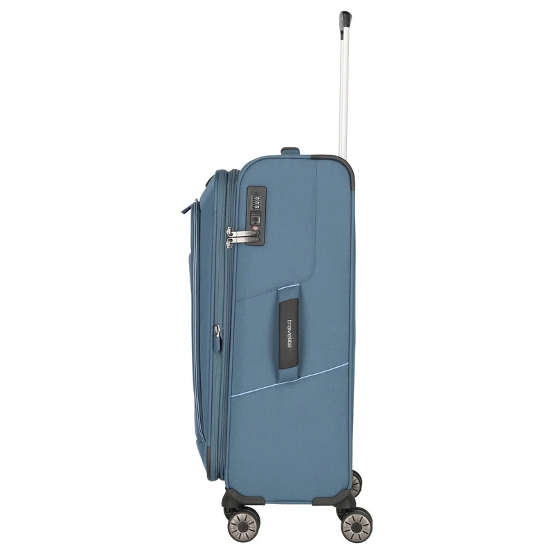Travelite Skaii - Trolley de 4 ruedas M 67 cm expandible (panoramablau)