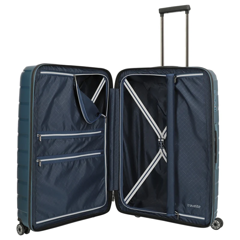 Travelite Air Base - Trolley de 4 ruedas 77 cm L (iceblue)