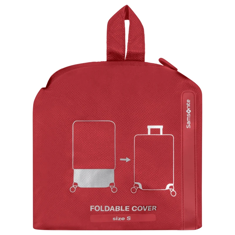 Samsonite Ta Revolution Foldable Funda protectora para maleta S - Funda para lluvia (red)