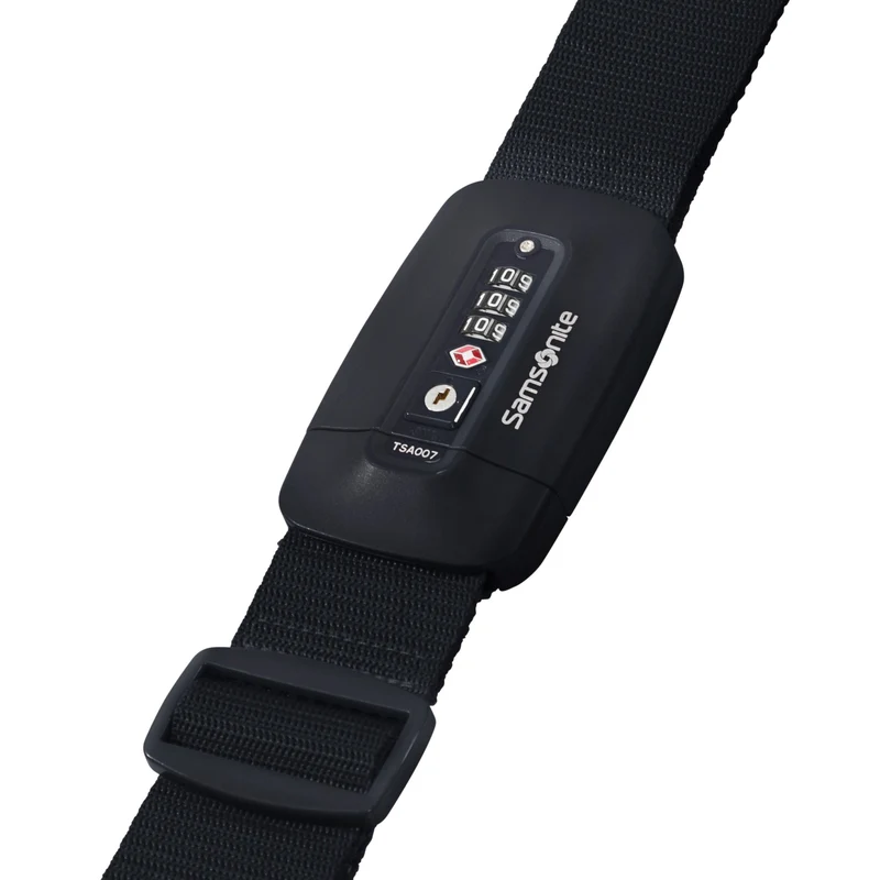 Samsonite Ta Revolution Strap/TSA Lock - Cinturón para maleta 180 cm (black)