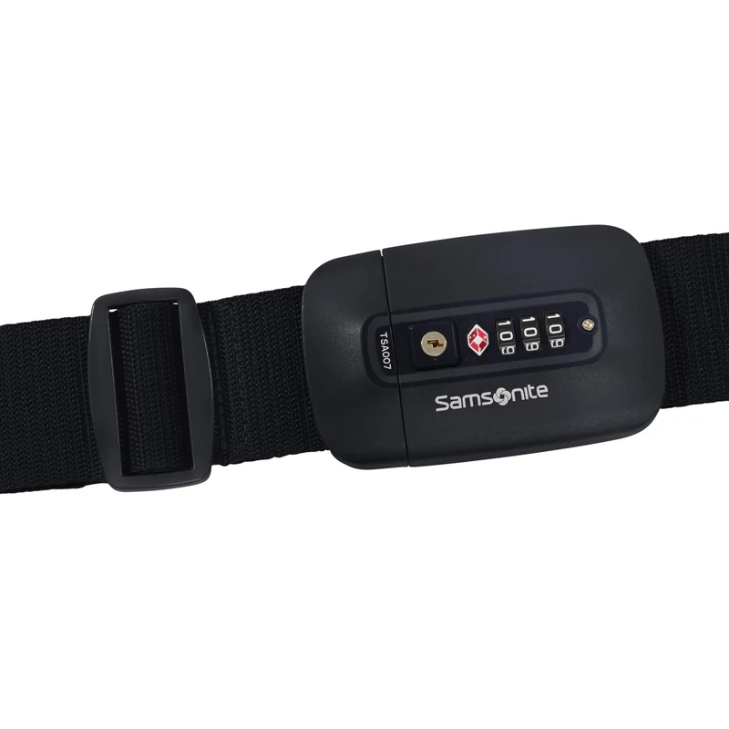 Samsonite Ta Revolution Strap/TSA Lock - Cinturón para maleta 180 cm (black)