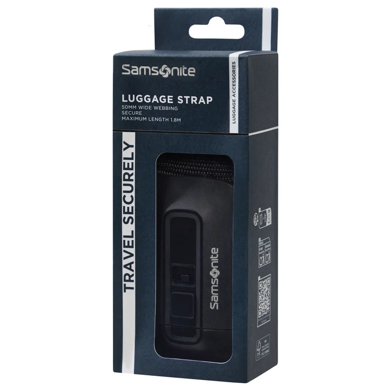 Samsonite Ta Revolution Strap - Cinta para maleta 180 cm (black)
