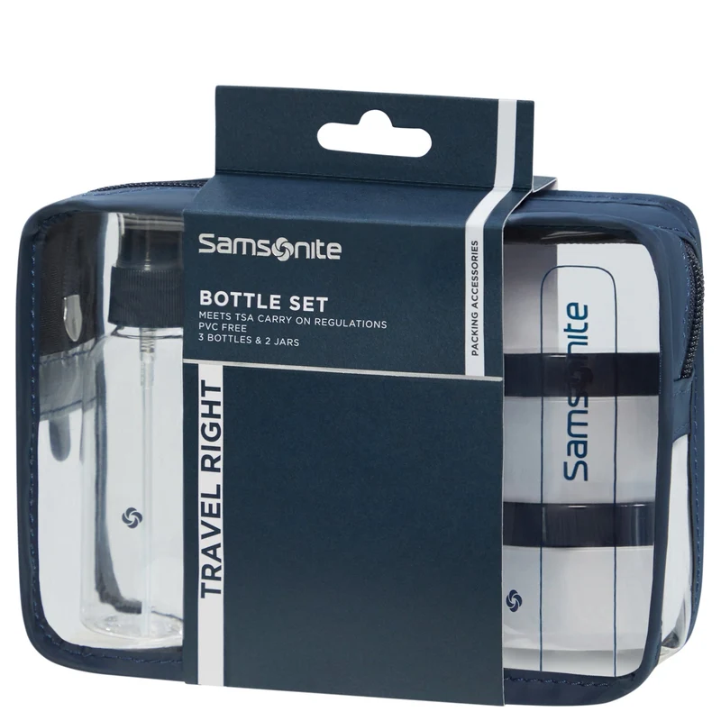 Samsonite Ta Revolution Bottle Set - Set de bolsas para vuelo (midnight blue)