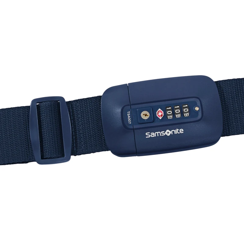 Samsonite Ta Revolution Strap/TSA Lock - Cinta para maleta 180 cm (midnight blue)