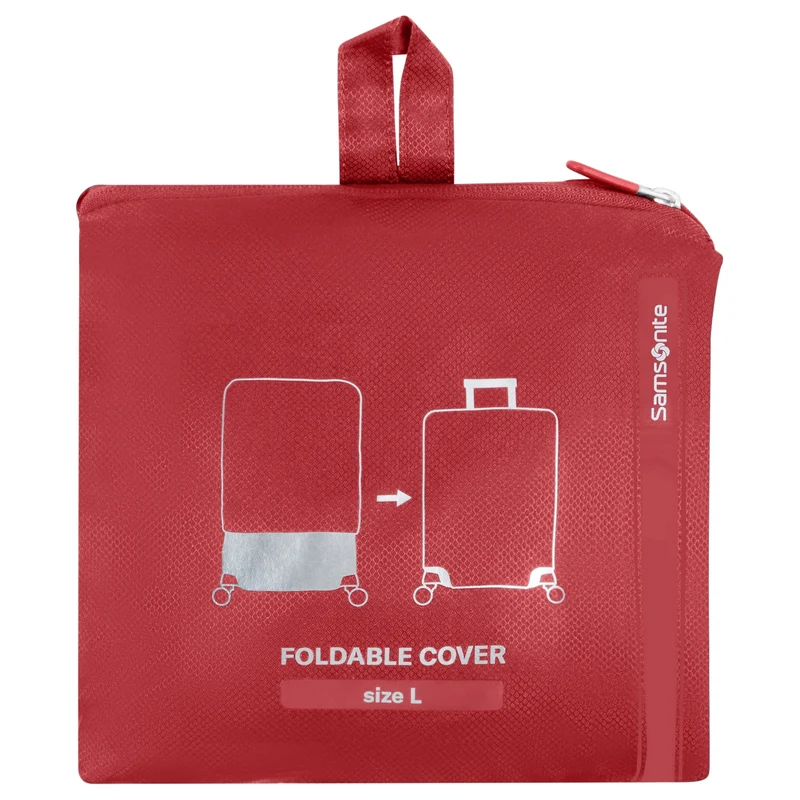 Samsonite Ta Revolution Foldable Funda protectora para maleta L - Funda para lluvia (red)