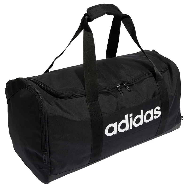 adidas Linear - Bolsa deportiva M 56 cm (black/black/white)