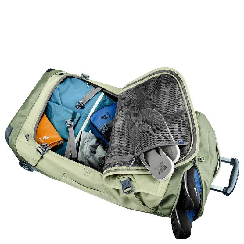 Deuter Duffel Pro Movo 90 - Bolsa de viaje con ruedas 86 cm (mineral-grove)