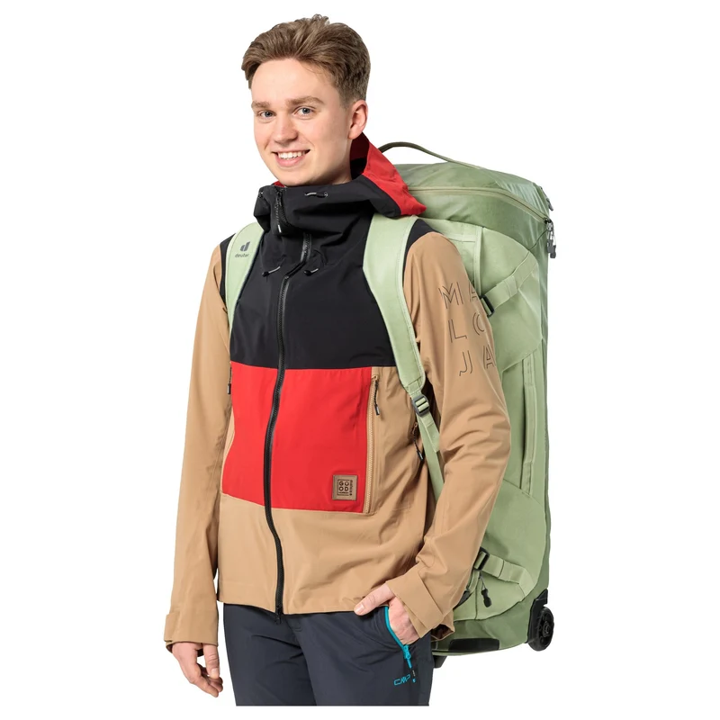 Deuter Duffel Pro Movo 90 - Bolsa de viaje con ruedas 86 cm (mineral-grove)