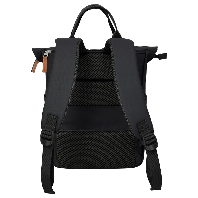 Travelite Basics Short Handle - Rolltop mochila 46 cm expandible (black)