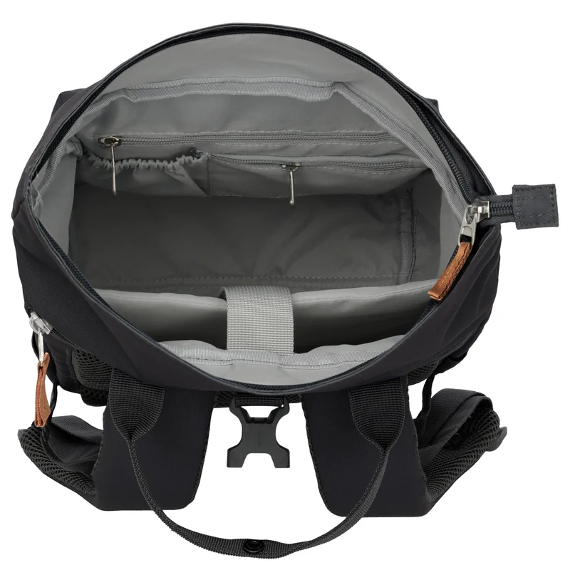 Travelite Basics Short Handle - Rolltop mochila 46 cm expandible (black)