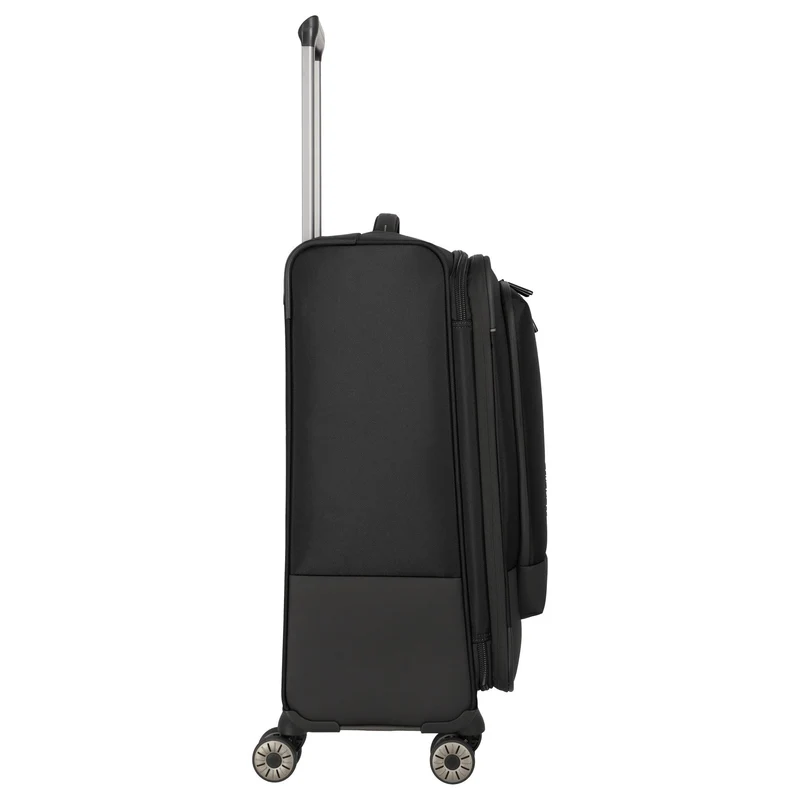 Travelite Crosslite - Trolley de 4 ruedas M 66 cm expandible (black)