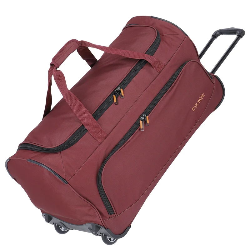 Travelite Basics Fresh - Bolsa de viaje con ruedas 89L 71 cm (bordeaux)