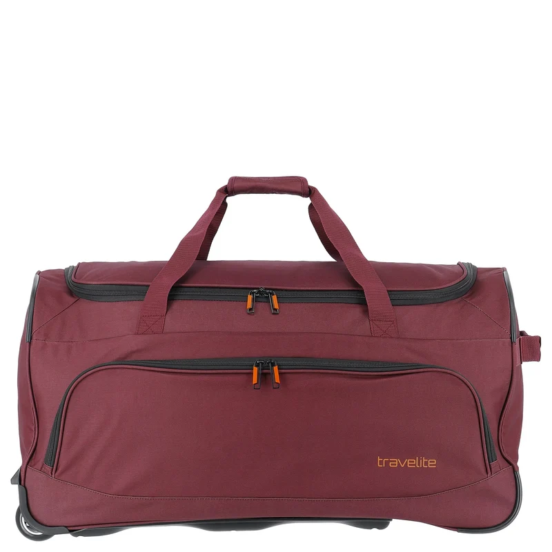 Travelite Basics Fresh - Bolsa de viaje con ruedas 89L 71 cm (bordeaux)