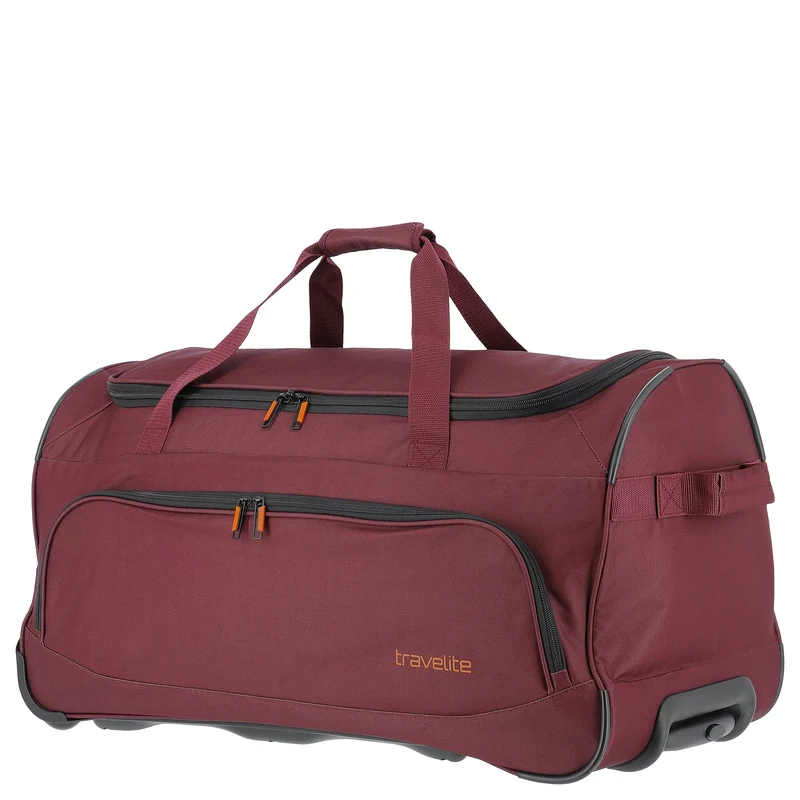 Travelite Basics Fresh - Bolsa de viaje con ruedas 89L 71 cm (bordeaux)