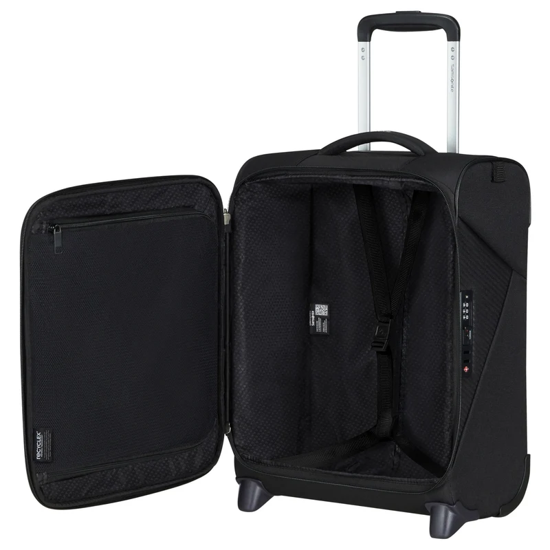 Samsonite Litebeam Upright Underseater - Trolley de cabina con 2 ruedas 45 cm (black)