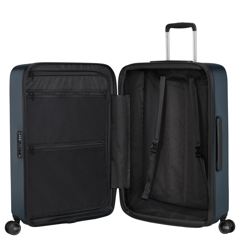 Samsonite Fyrm - Trolley de 4 ruedas 67 cm expandible (steel blue)