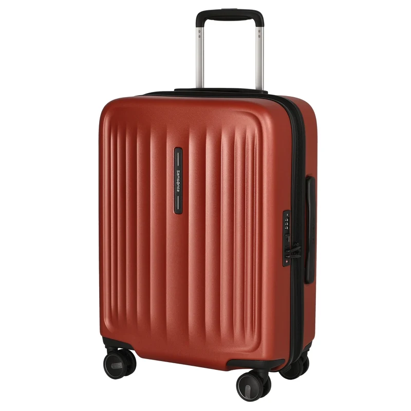 Samsonite Fyrm - Trolley de cabina de 4 ruedas 55 cm expandible (burnt orange)