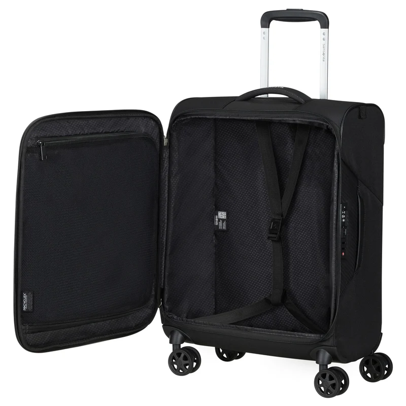 Samsonite Litebeam - Trolley de cabina con 4 ruedas 55 cm (black)