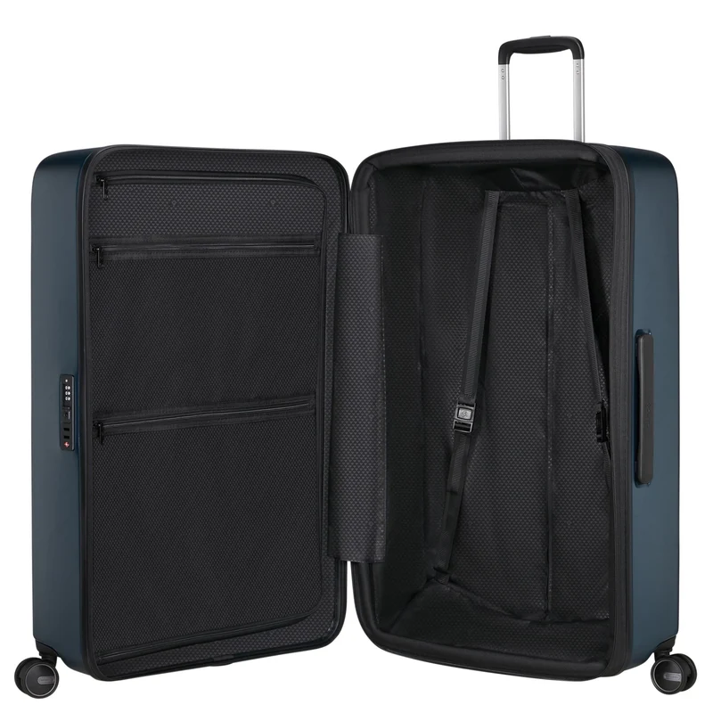 Samsonite Fyrm - Trolley de 4 ruedas 76 cm expandible (steel blue)
