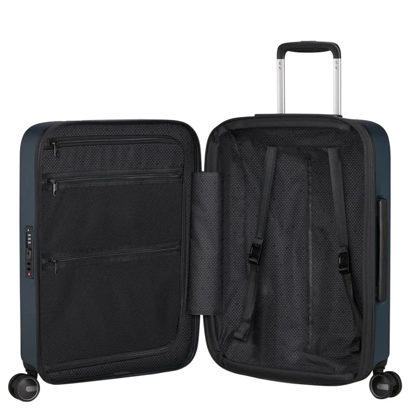 Samsonite Fyrm - Trolley de cabina de 4 ruedas 55 cm expandible (steel blue)
