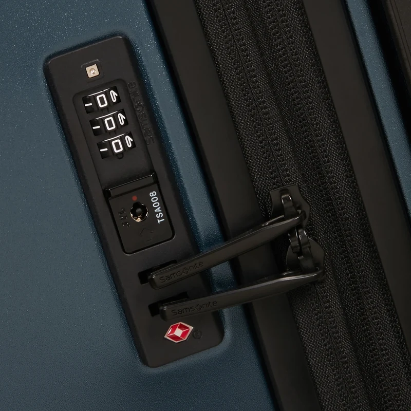 Samsonite Fyrm - Trolley de cabina de 4 ruedas 55 cm expandible (steel blue)