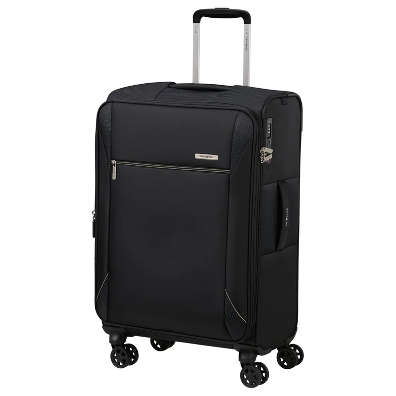 Samsonite Base Breeze - Trolley de 4 ruedas 67 cm expandible (black)