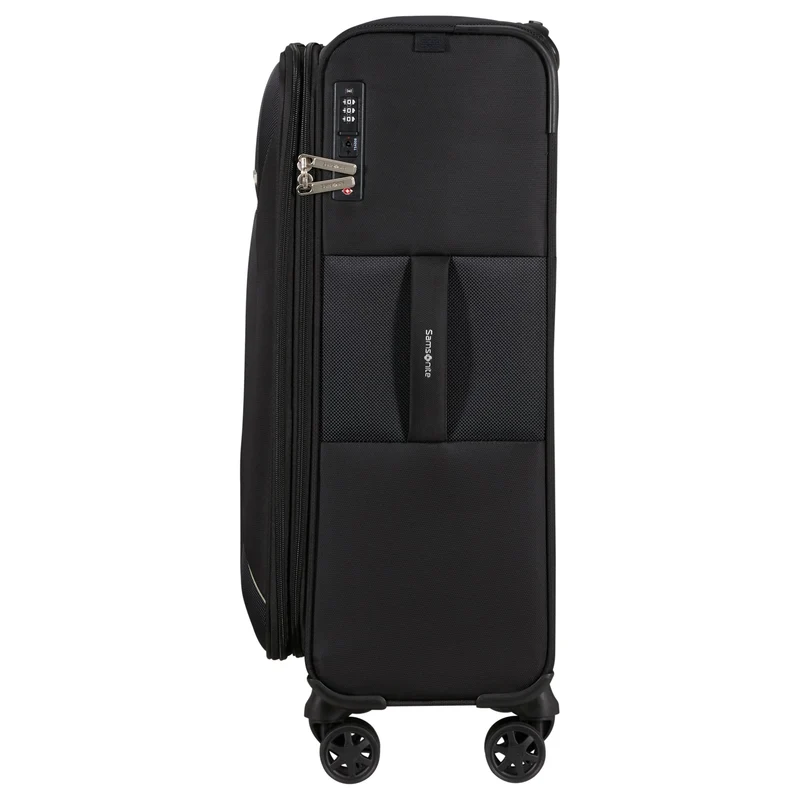 Samsonite Base Breeze - Trolley de 4 ruedas 67 cm expandible (black)