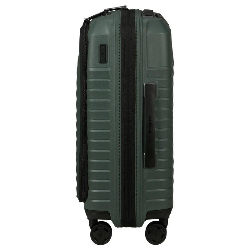 Samsonite Intuo Easy Access - Trolley de cabina con 4 ruedas con compartimento para portátil 15.6" 55 cm expandible (olive green)